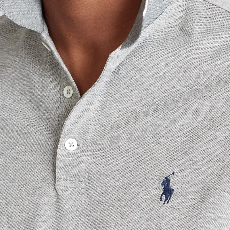 Polo Ralph Lauren Polo Shirt Men's Heather Gray-2