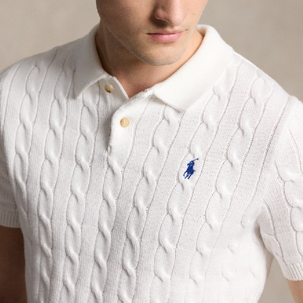 Polo Ralph Lauren FW24 Polo Shirt Men's White M - POIZON