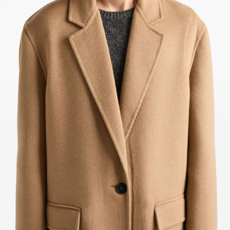 PRADA Single Breasted Long Coat-4