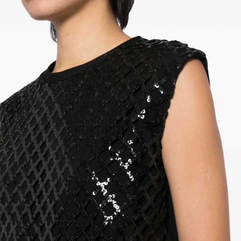 Giambattista Vall Sequin embelished Tank Top-4