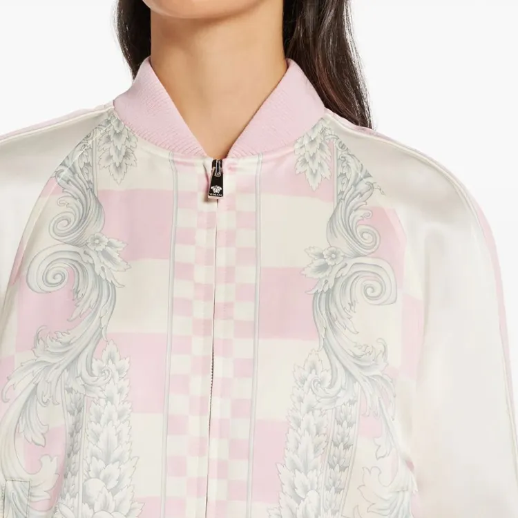 VERSACE Barocco print Bomber Jacket-4
