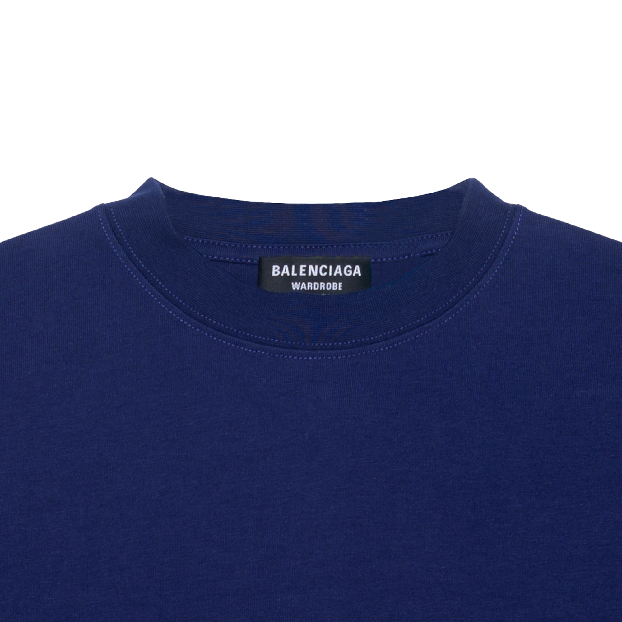 【関税&送料込】Balenciaga Over T-Shirt Political Campaign D Balenciaga Political Campaign Oversized T-Shirt Dark Blue