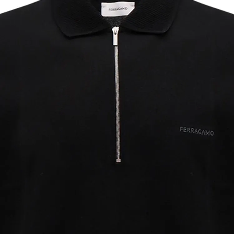 Ferragamo Logo Embroidered Polo Shirt-2