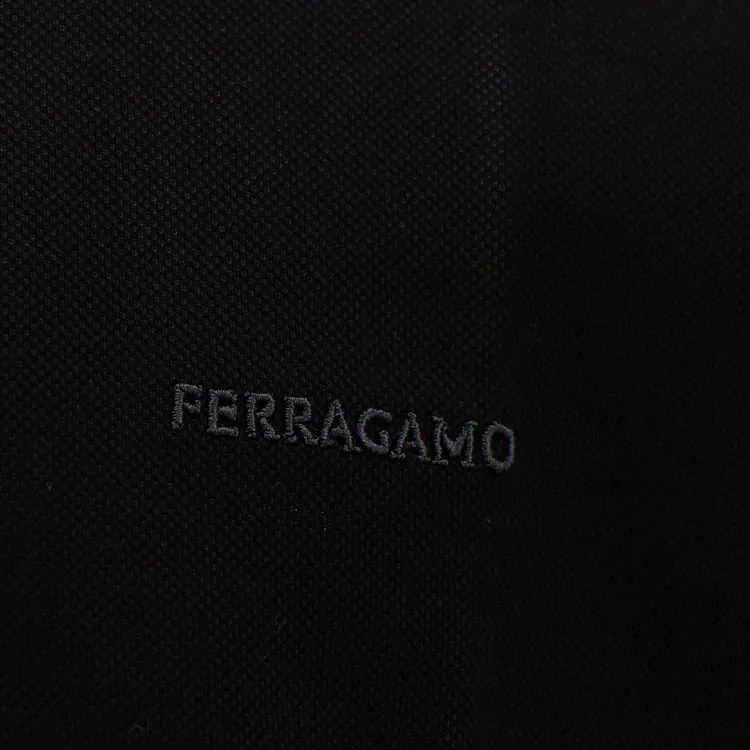 Ferragamo Logo Embroidered Polo Shirt-3