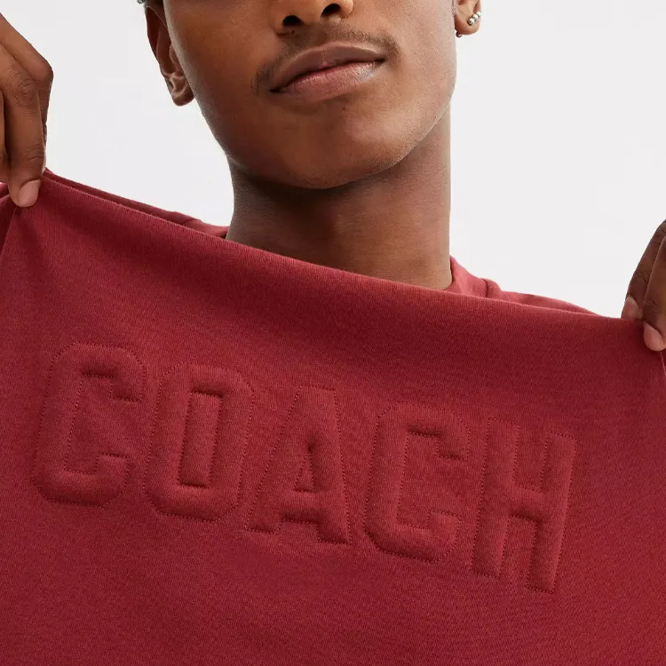 COACH T-Shirts Unisex Merlot-5