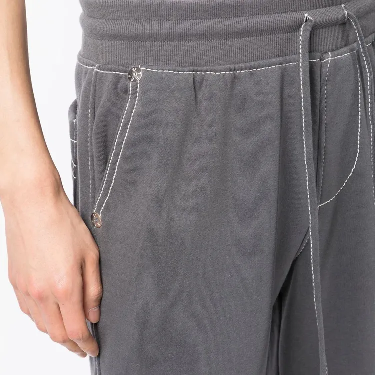 True Religion Contrast Stitch Drawstring Track Pants-4