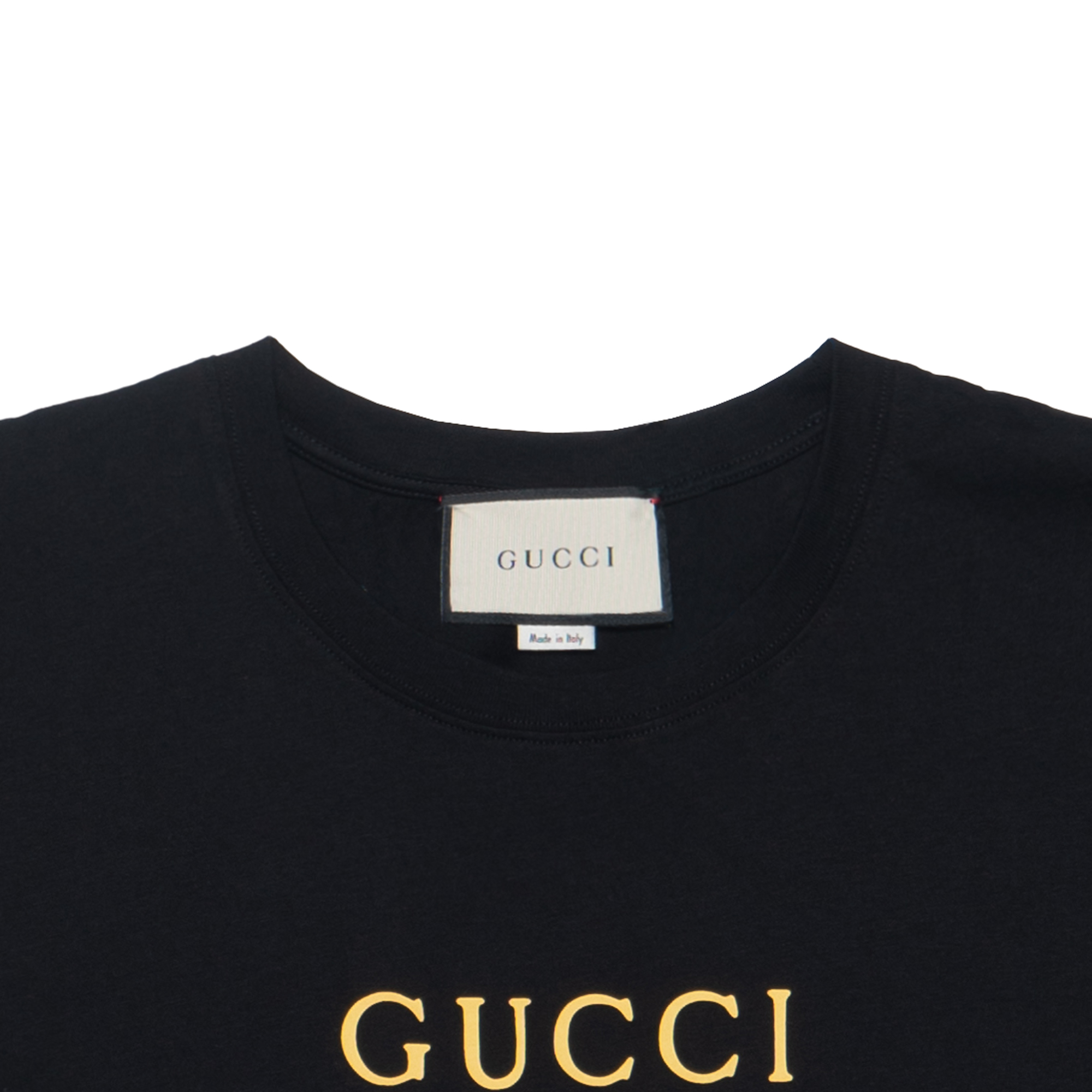 GUCCI Boutique Print Cotton T-shirt M - POIZON