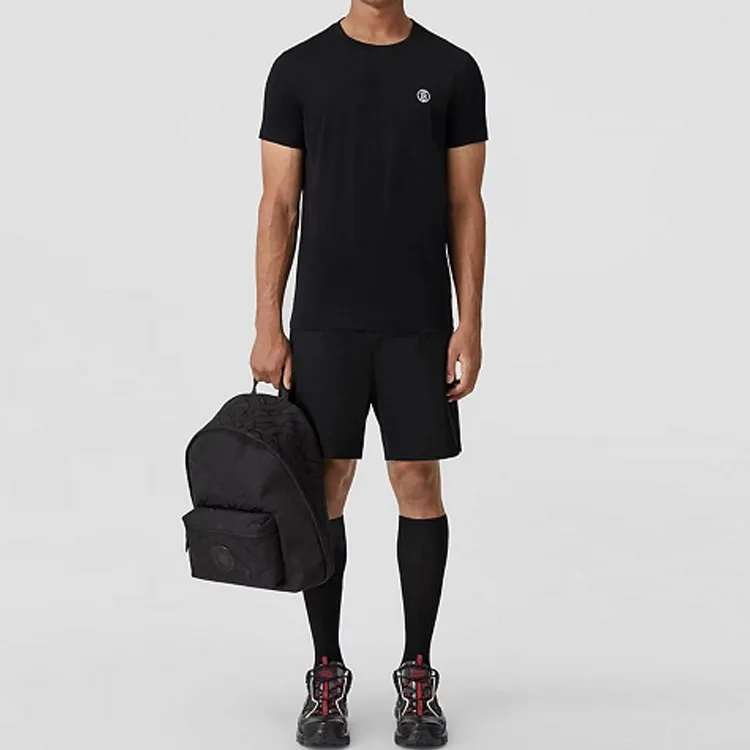 Burberry Monogram Motif Cotton T shirt-5