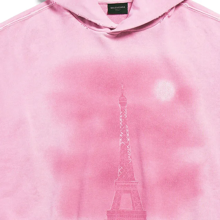 Balenciaga Sweatshirt Loose Fit Unisex Light Pink-5