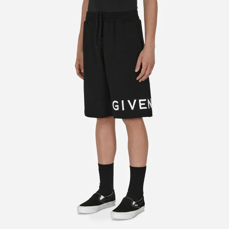 Givenchy Boxy Fit Short With Branding Embroidery-3