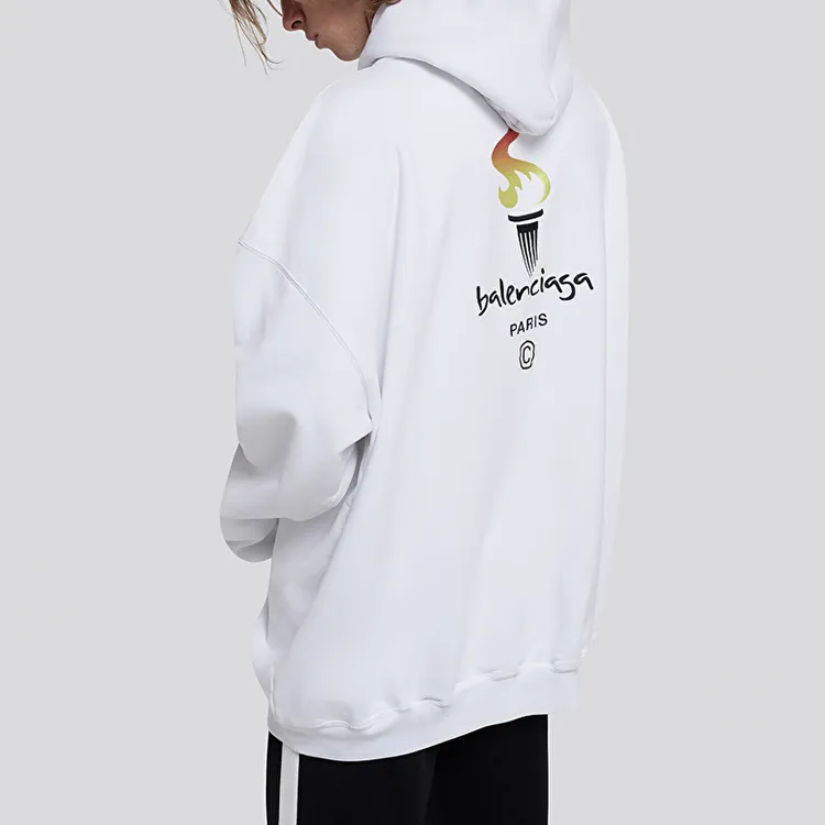 Balenciaga Paris Olympics Embroidery Hoodie-3