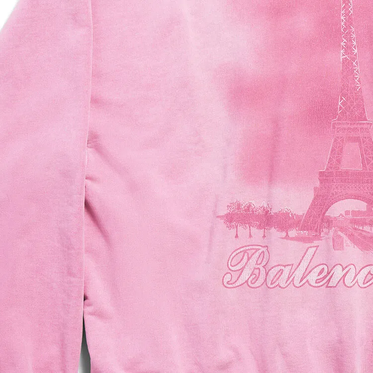 Balenciaga Sweatshirt Loose Fit Unisex Light Pink-4