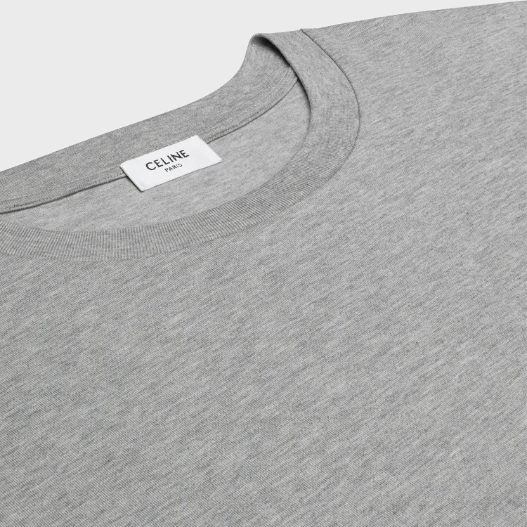 CELINE Triomphe Loose T shirt In Cotton Jersey-4