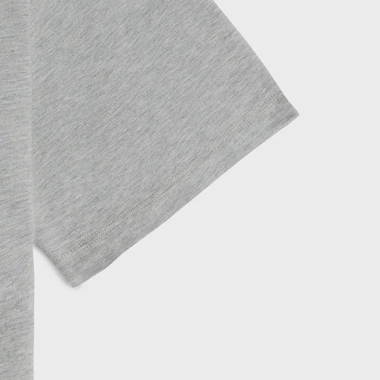 CELINE Triomphe Loose T shirt In Cotton Jersey-3
