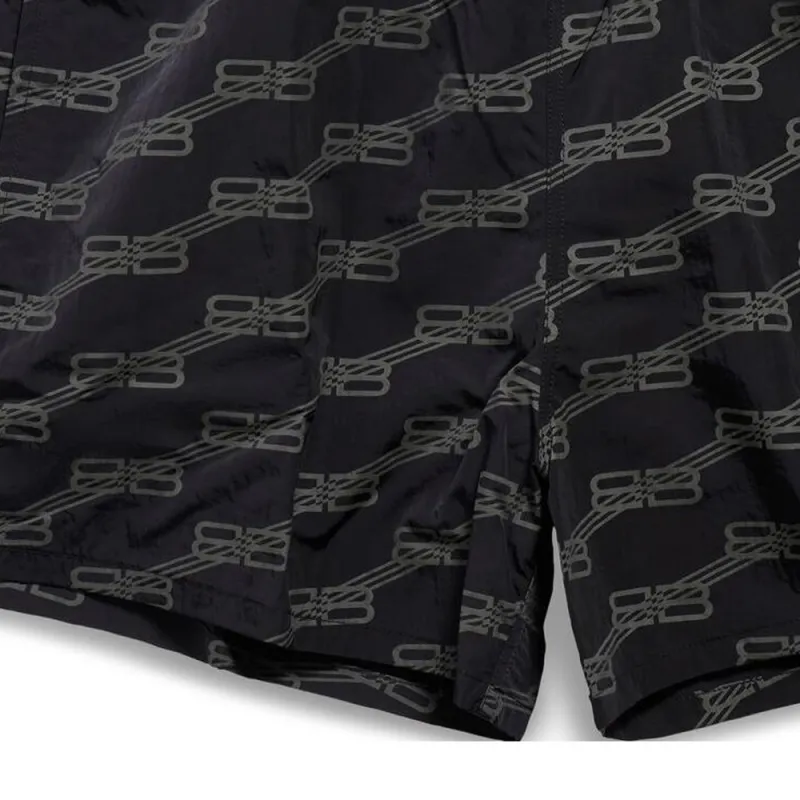 Balenciaga SS23 Casual Shorts Regular Fit Men's Black-2