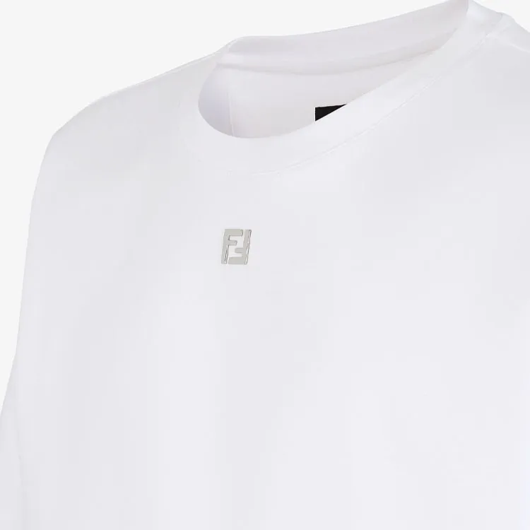 FENDI Ff Plaque Crewneck T Shirt-5