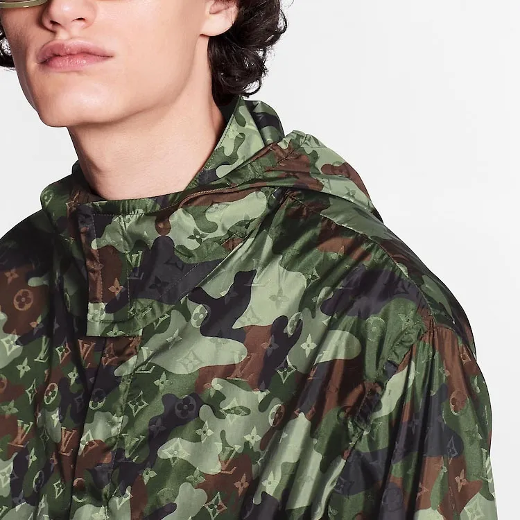 LOUIS VUITTON Camo Windbreaker Jacket-9