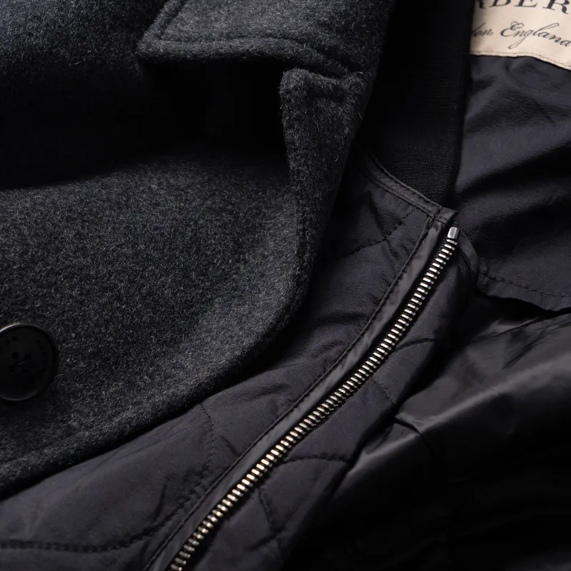 Burberry Coats Men Gray-4
