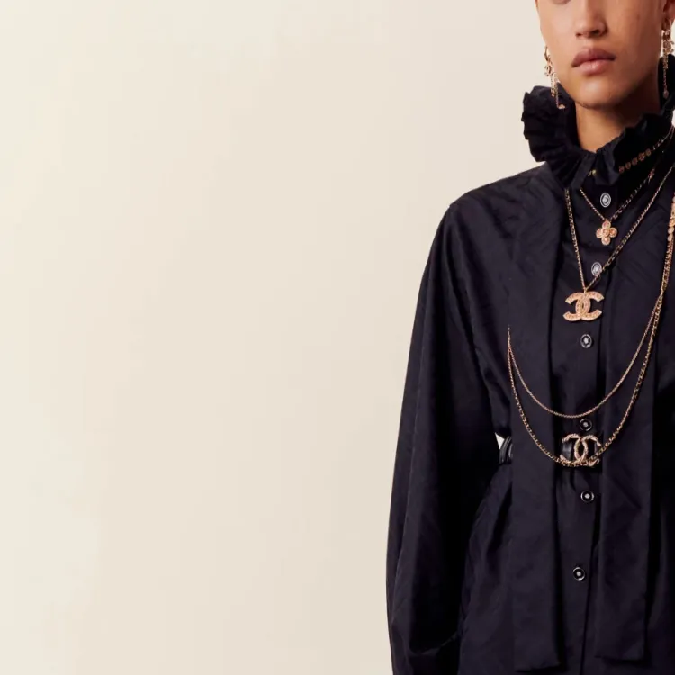 CHANEL Shirts Women's Black-3