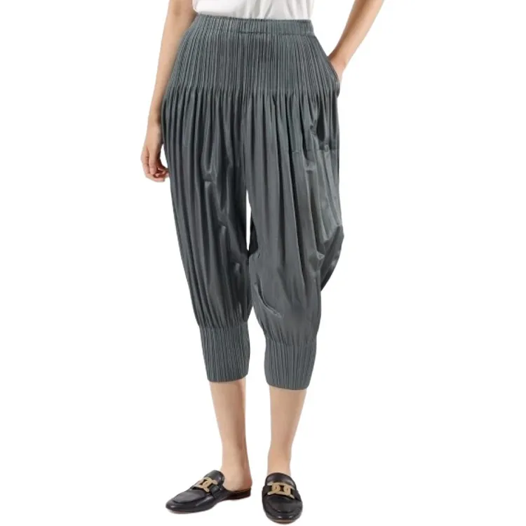 PLEATS PLEASE ISSEY MIYAKE Casual Pants Women's Gray-1