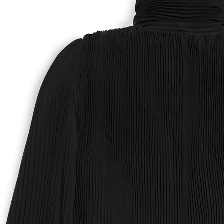 Balenciaga Scarf Pleated Blouse-5