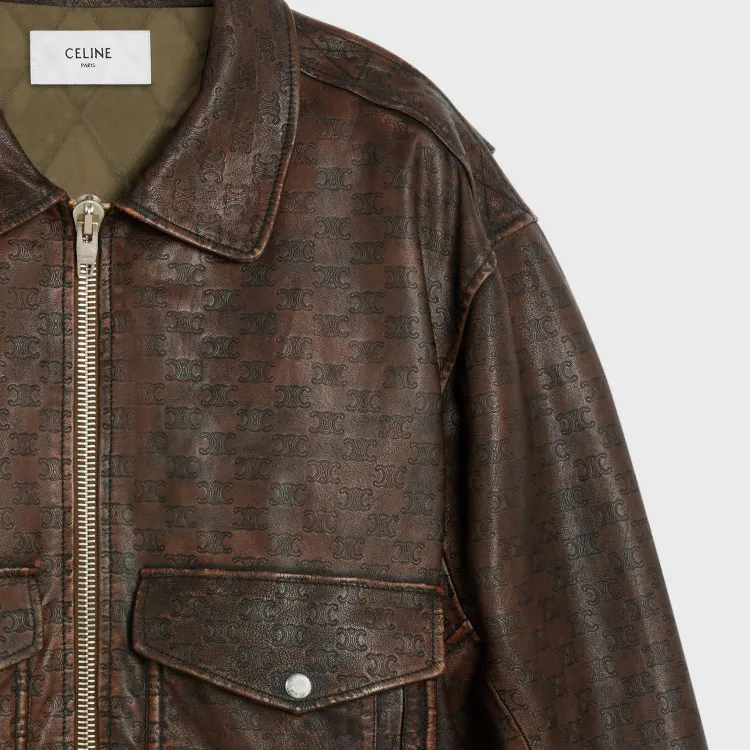 CELINE Oversized Aviator Jacket-4