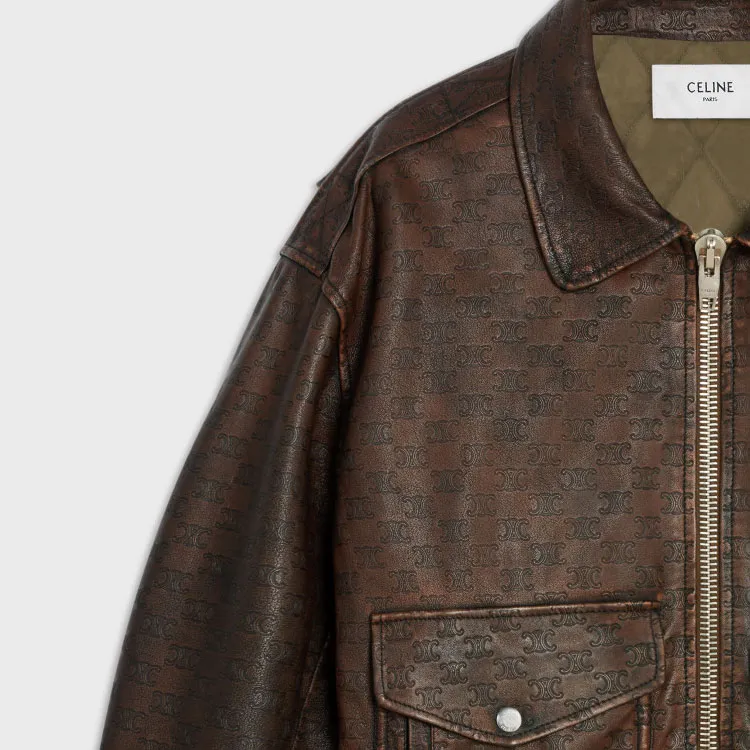 CELINE Oversized Aviator Jacket-3