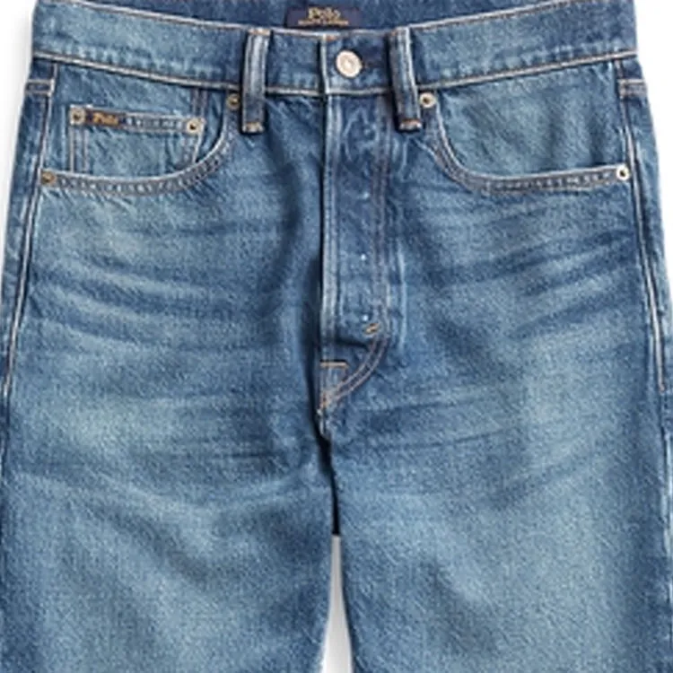 Polo Ralph Lauren FW23 Fitted Straight Jeans Women's Blue-3