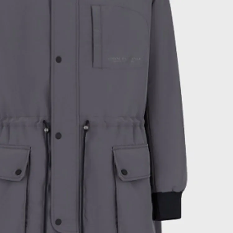 EMPORIO ARMANI Puffer Jacket Men's Gray Green-4