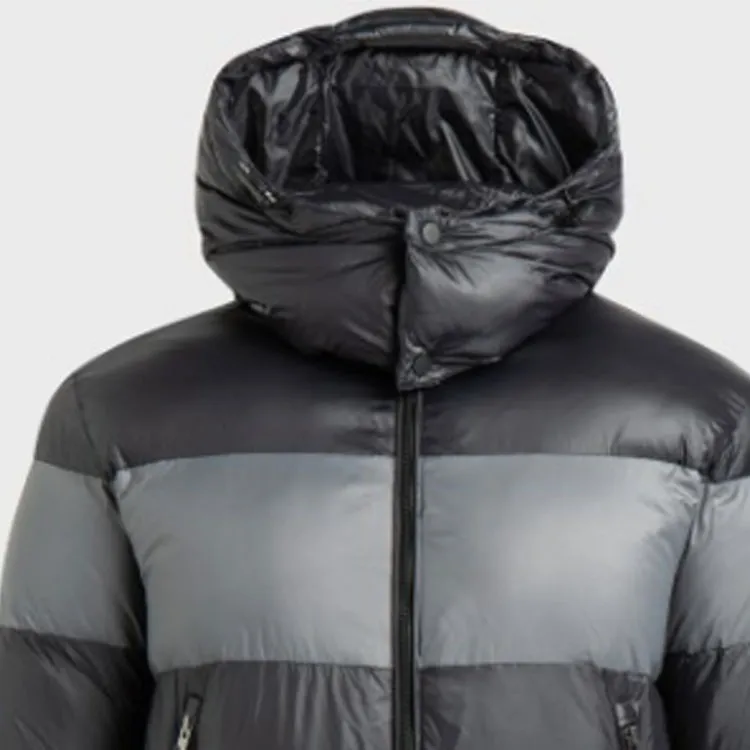 EMPORIO ARMANI EA7 Puffer Jacket Men's Gray-4