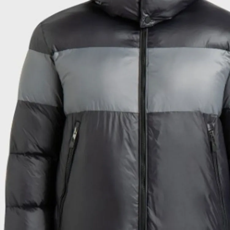 EMPORIO ARMANI EA7 Puffer Jacket Men's Gray-3