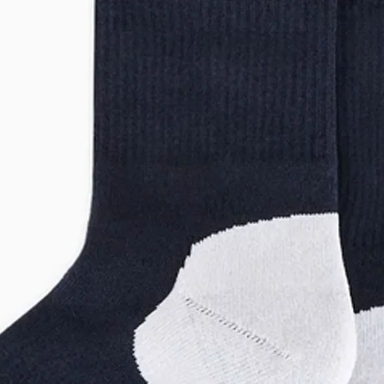 EMPORIO ARMANI EA7 Mid Calf Socks Men's 1 Pack Marine Blue-1