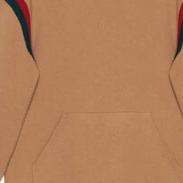 GUCCI Web Stripe Wool Hoodie-4