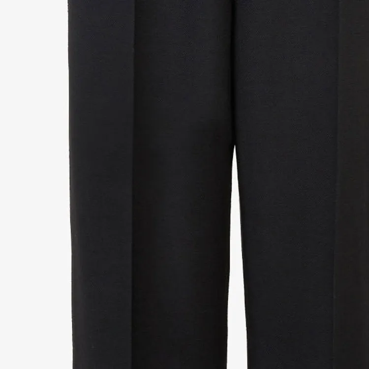 FENDI Stripe Printed Cigarette Trousers-5