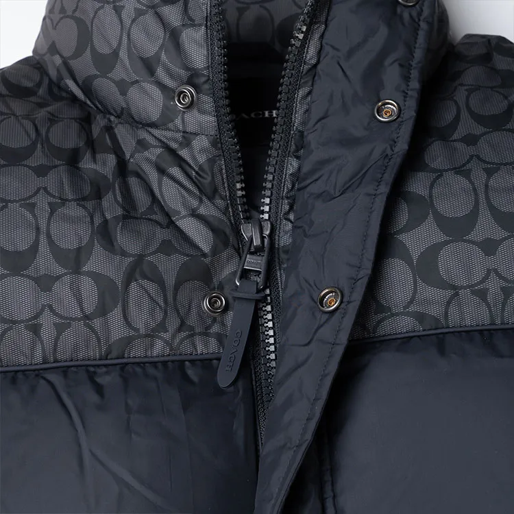COACH FW22 Down Jacket Men's Navy Blue-2