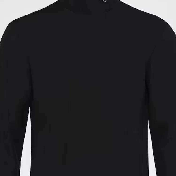 PRADA Triangle logo Roll neck Top-5