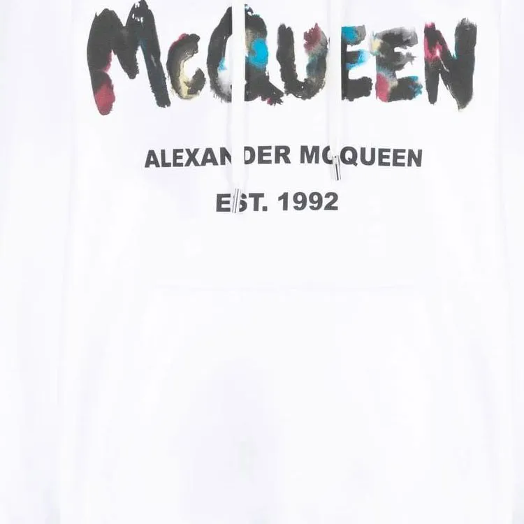 Alexander McQueen Sweatshirts Men White-5