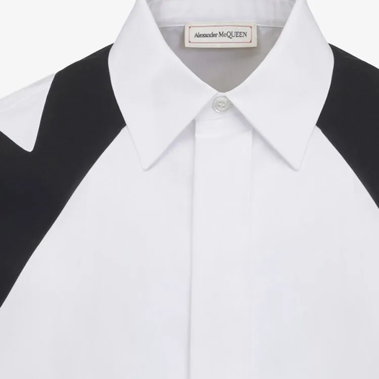 Alexander McQueen Cut Out Harness Buttoned Shirt-5