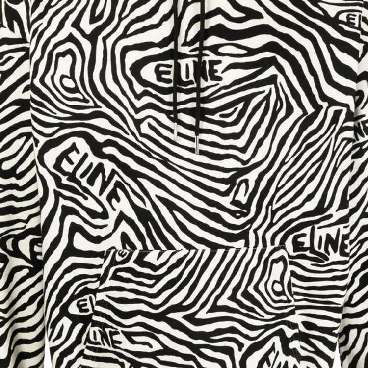 CELINE Graphic Printed Drawstring Hoodie-5
