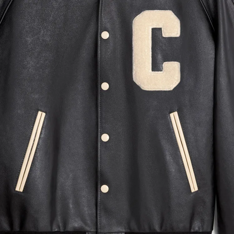 CELINE Oversized Teddy Jacket In Calfskin-2