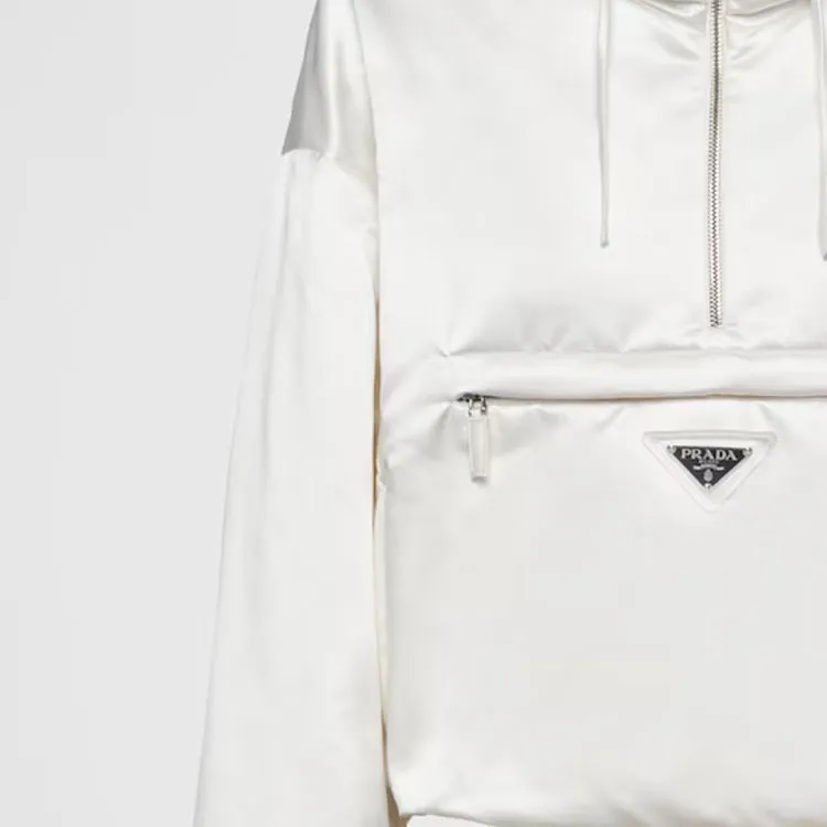 PRADA Puffer Jacket Women's White-4