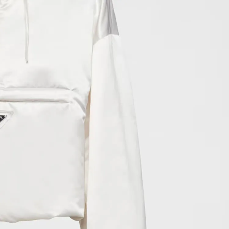 PRADA Puffer Jacket Women's White-5