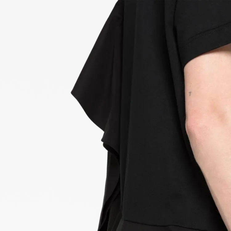 Alexander McQueen Asymmetric Ruffled Crewneck Top-4