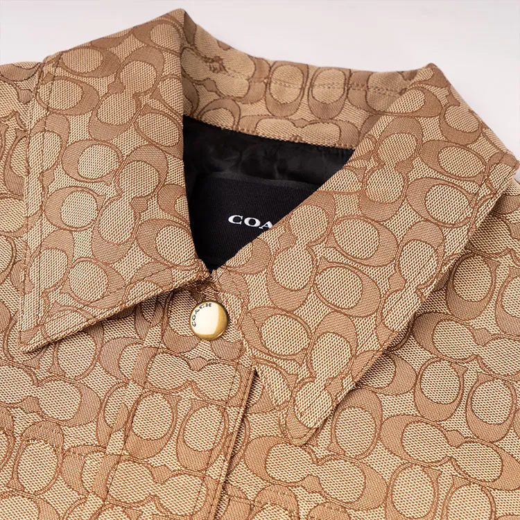 COACH SS23 Jackets & Coats Women's Khaki-3