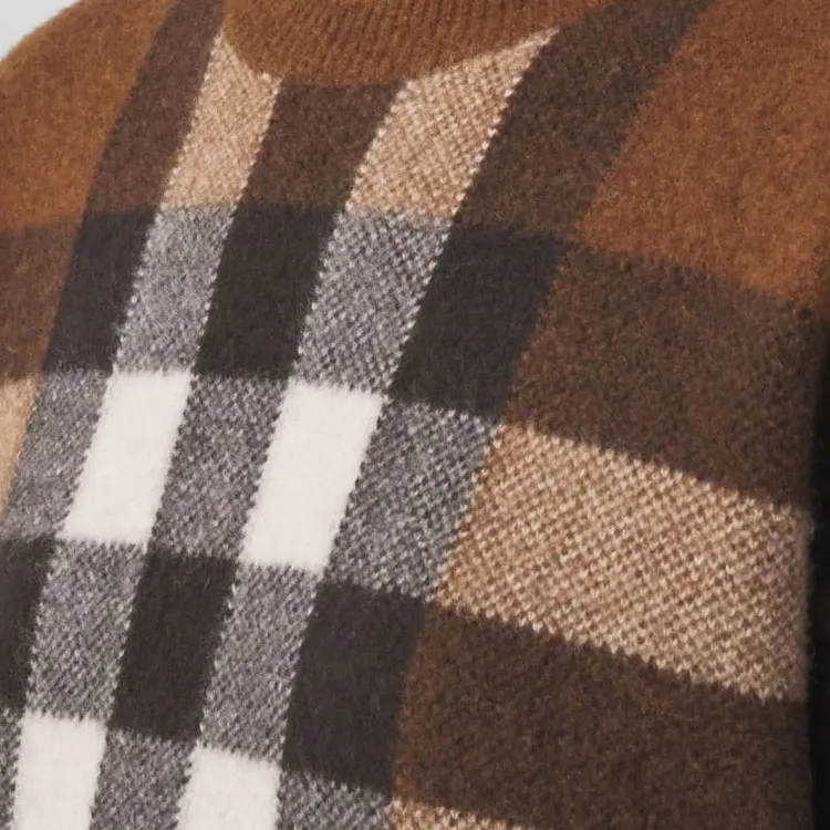 Burberry Check Wool-cashmere Jumper-6