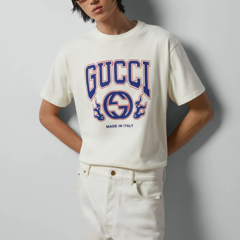 GUCCI Chinese New Year SS24 T Shirt Men's Ivory White-3