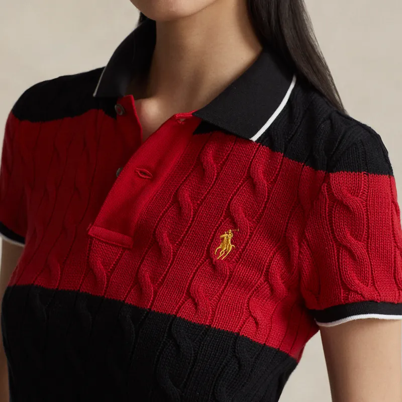 Polo Ralph Lauren SS24 Polo Shirt Women's Black-5