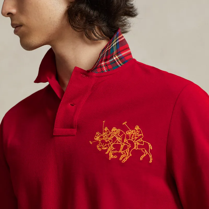 Polo Ralph Lauren Logo-embroidered Cotton Polo Shirt-6