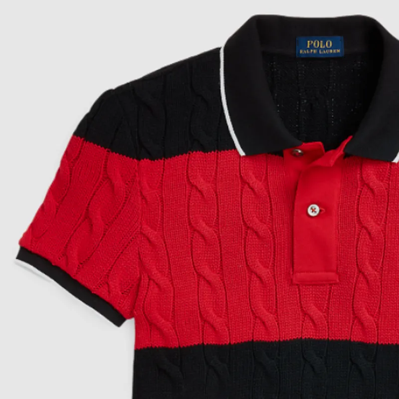 Polo Ralph Lauren SS24 Polo Shirt Women's Black-4