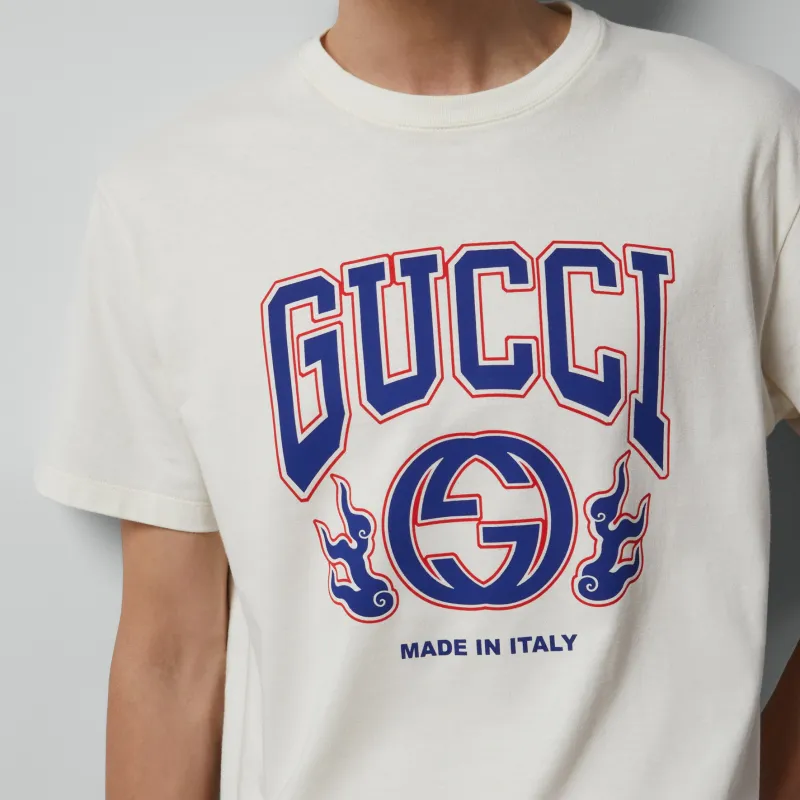 GUCCI Chinese New Year SS24 T Shirt Men's Ivory White-4